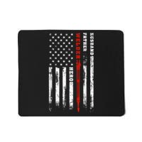 Welder Gift Husband Father Welder Hero American Flag Mousepad