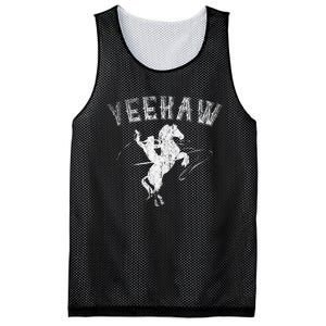 Western Gift Horse Bull Riding Rodeo Yeehaw Cowboy Mesh Reversible Basketball Jersey Tank