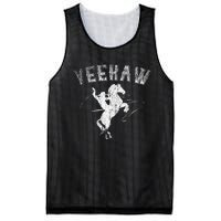 Western Gift Horse Bull Riding Rodeo Yeehaw Cowboy Mesh Reversible Basketball Jersey Tank