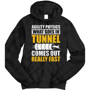 What Goes In Tunnel Dog Agility Training Handler Trainer Dog Tie Dye Hoodie