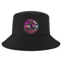 Warning GirlsTrip In Progress Tie Dye Travel Vacation Cool Comfort Performance Bucket Hat
