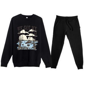 We Got Ice Home Of The Blue Heron Premium Crewneck Sweatsuit Set