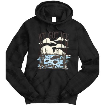 We Got Ice Home Of The Blue Heron Tie Dye Hoodie