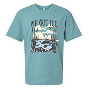 We Got Ice Home Of The Blue Heron Sueded Cloud Jersey T-Shirt