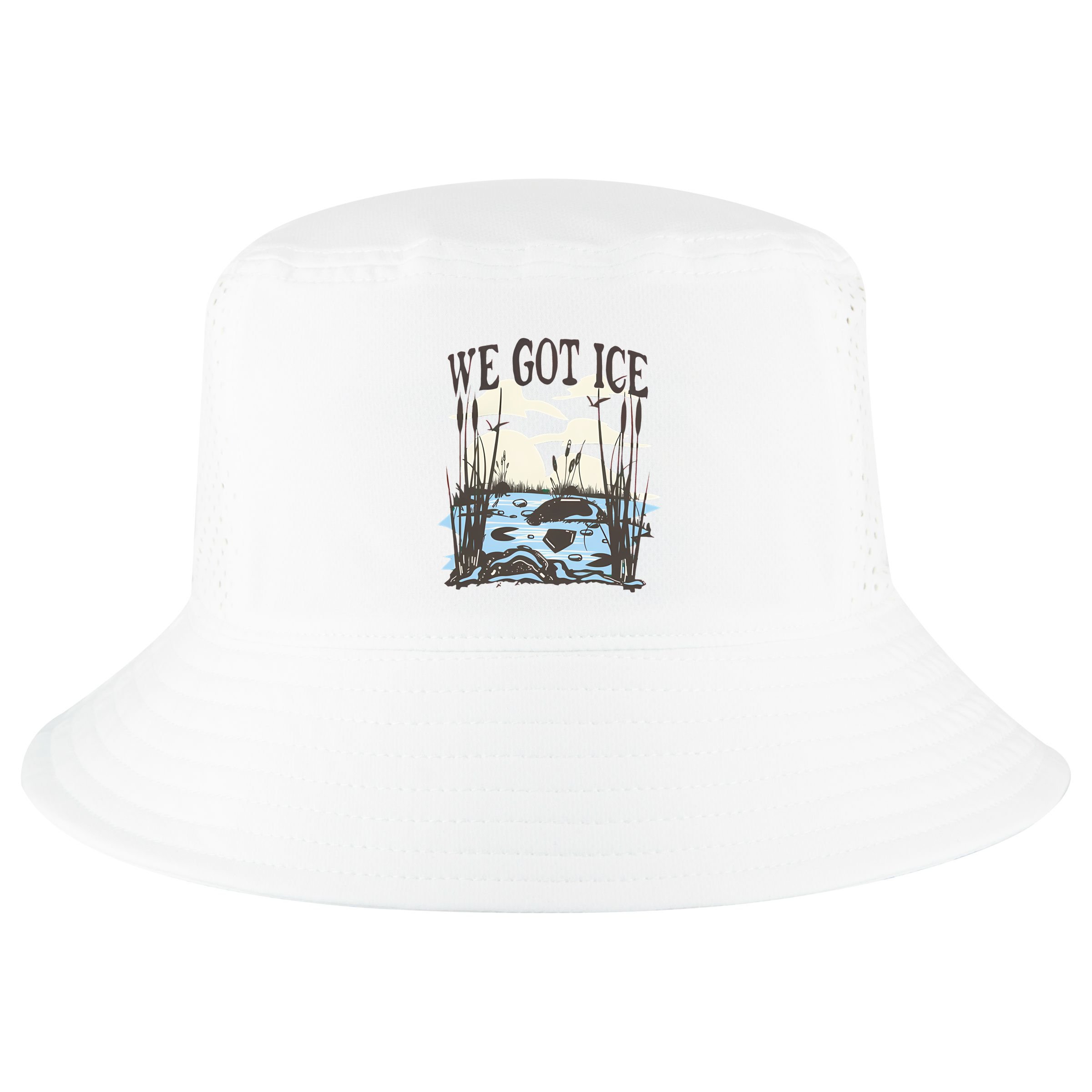 We Got Ice Home Of The Blue Heron Cool Comfort Performance Bucket Hat
