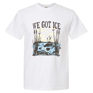 We Got Ice Home Of The Blue Heron Garment-Dyed Heavyweight T-Shirt