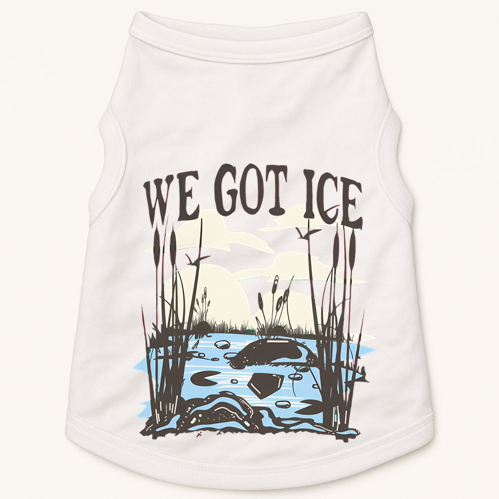 We Got Ice Home Of The Blue Heron Doggie Tank
