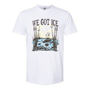 We Got Ice Home Of The Blue Heron Softstyle CVC T-Shirt