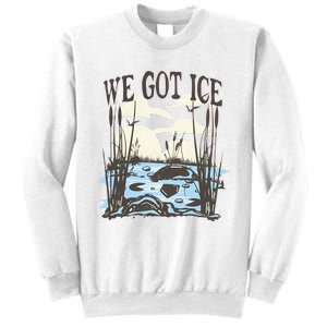 We Got Ice Home Of The Blue Heron Sweatshirt