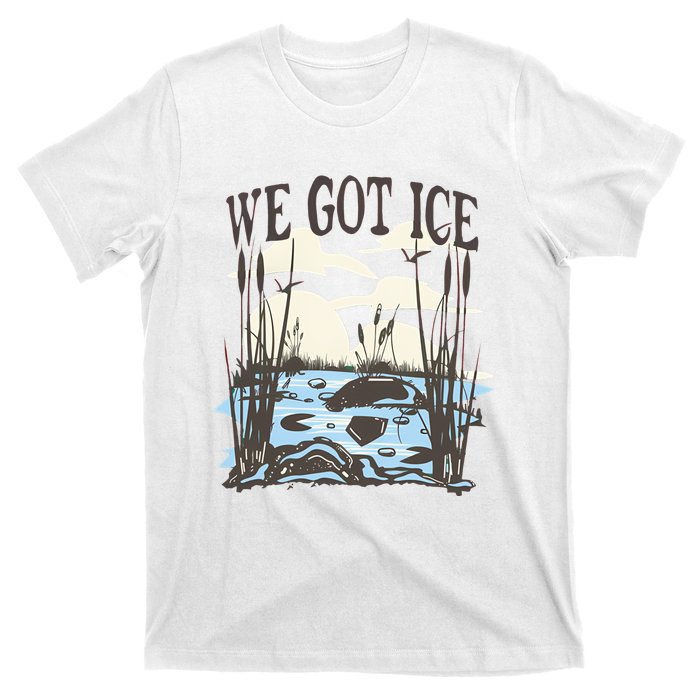 We Got Ice Home Of The Blue Heron T-Shirt