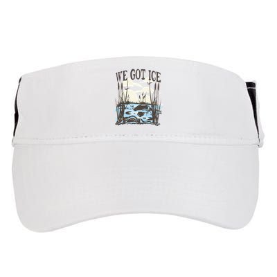 We Got Ice Home Of The Blue Heron Adult Drive Performance Visor