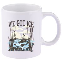 We Got Ice Home Of The Blue Heron 11oz C Handle Ceramic Mug
