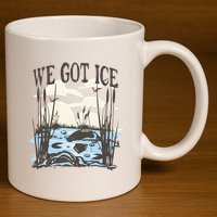 We Got Ice Home Of The Blue Heron 11oz C Handle Ceramic Mug