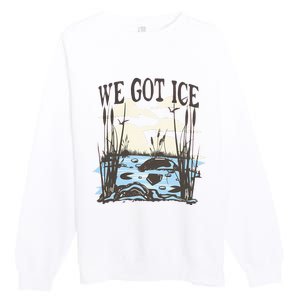 We Got Ice Home Of The Blue Heron Premium Crewneck Sweatshirt