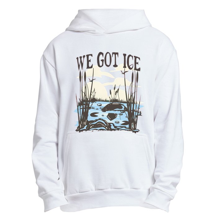 We Got Ice Home Of The Blue Heron Urban Pullover Hoodie