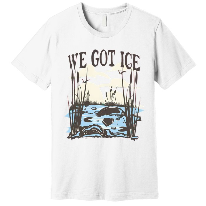 We Got Ice Home Of The Blue Heron Premium T-Shirt