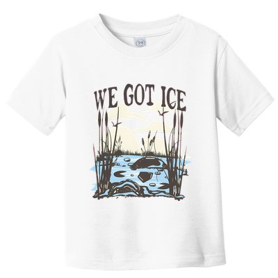We Got Ice Home Of The Blue Heron Toddler T-Shirt