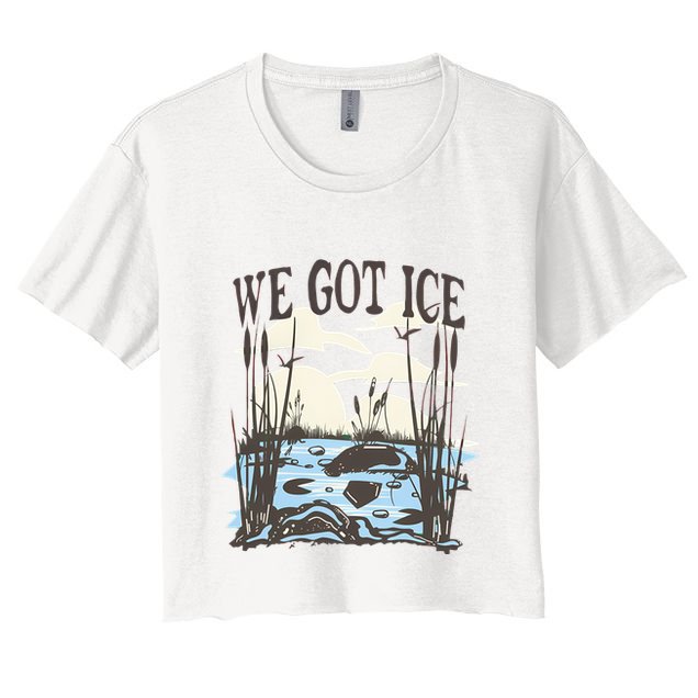 We Got Ice Home Of The Blue Heron Crop Top