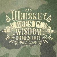 Whiskey Goes In Wisdom Comes Out Drinker Drinking Whisky Legacy Tie Dye Trucker Hat