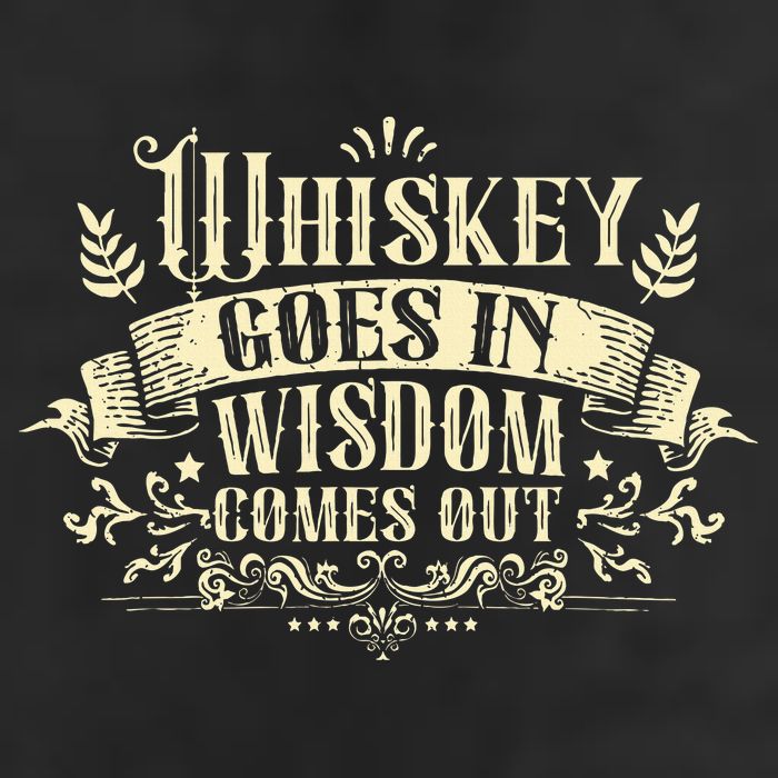 Whiskey Goes In Wisdom Comes Out Drinker Drinking Whisky 25L Jumbo Tote