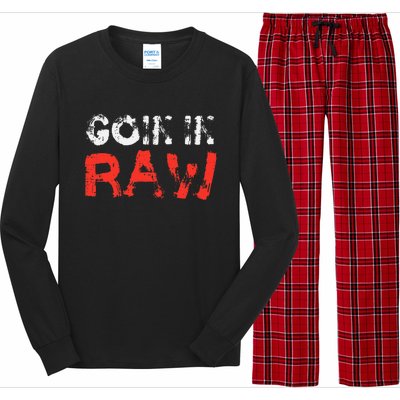 Wrestling Goin In Raw Long Sleeve Pajama Set