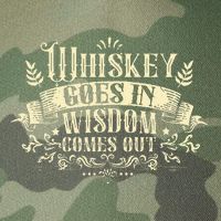 Whiskey Goes In Wisdom Comes Out Drinker Legacy Tie Dye Trucker Hat