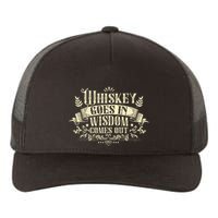 Whiskey Goes In Wisdom Comes Out Drinker Yupoong Adult 5-Panel Trucker Hat