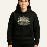 Whiskey Goes In Wisdom Comes Out Drinker Hoodie