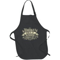 Whiskey Goes In Wisdom Comes Out Drinker Apron