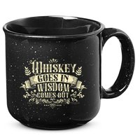 Whiskey Goes In Wisdom Comes Out Drinker 15oz Campfire Ceramic Mug
