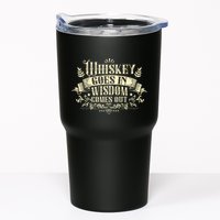 Whiskey Goes In Wisdom Comes Out Drinker Tumbler