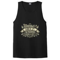 Whiskey Goes In Wisdom Comes Out Drinker PosiCharge Competitor Tank