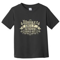 Whiskey Goes In Wisdom Comes Out Drinker Toddler T-Shirt