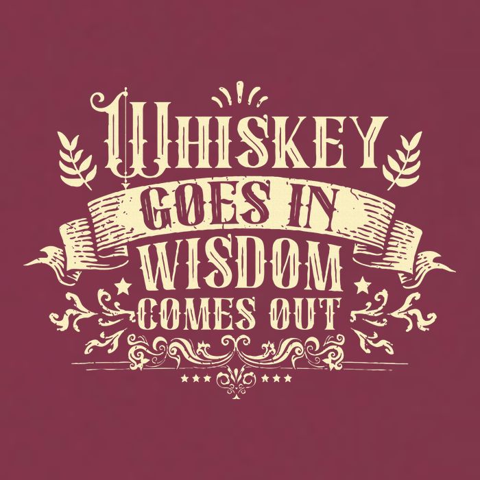 Whiskey Goes In Wisdom Comes Out Drinker 16oz Travel Tumbler