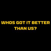 Whos Got It Better Than Us Cropped Pullover Crew