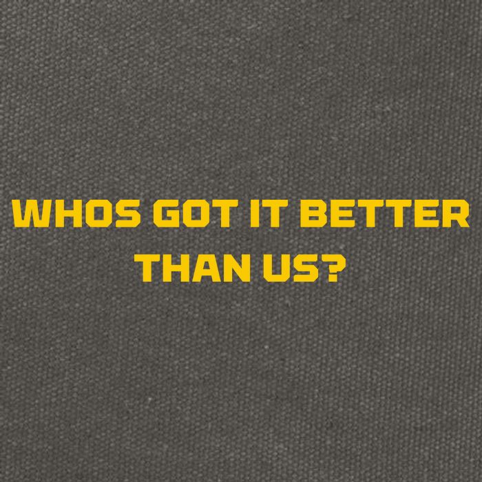Whos Got It Better Than Us Cotton Canvas Backpack