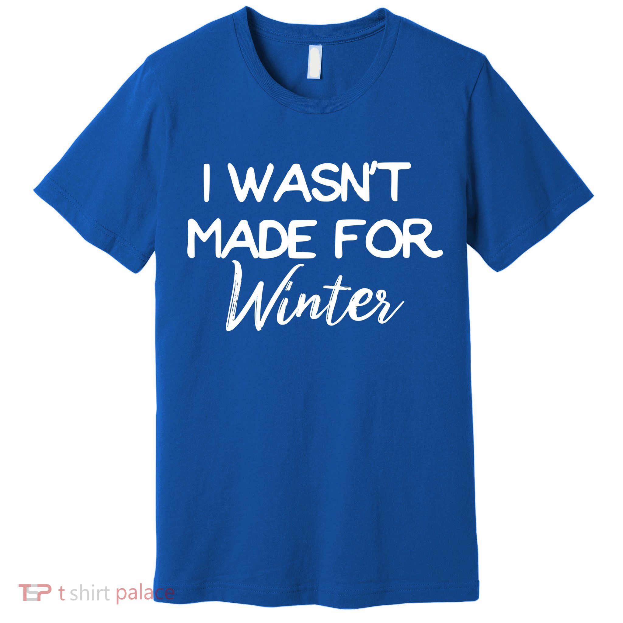 Winter Gift I Wasn't Made For Winter Gift Seasonal Funny Gift Premium T-Shirt