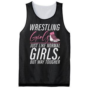 Wrestling Girls just like normal Girls but way tougher  Mesh Reversible Basketball Jersey Tank