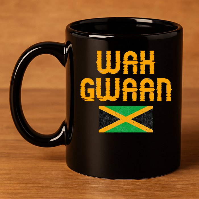Wah Gwaan Jamaica 11oz C Handle Ceramic Mug