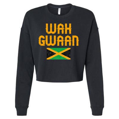 Wah Gwaan Jamaica Cropped Pullover Crew