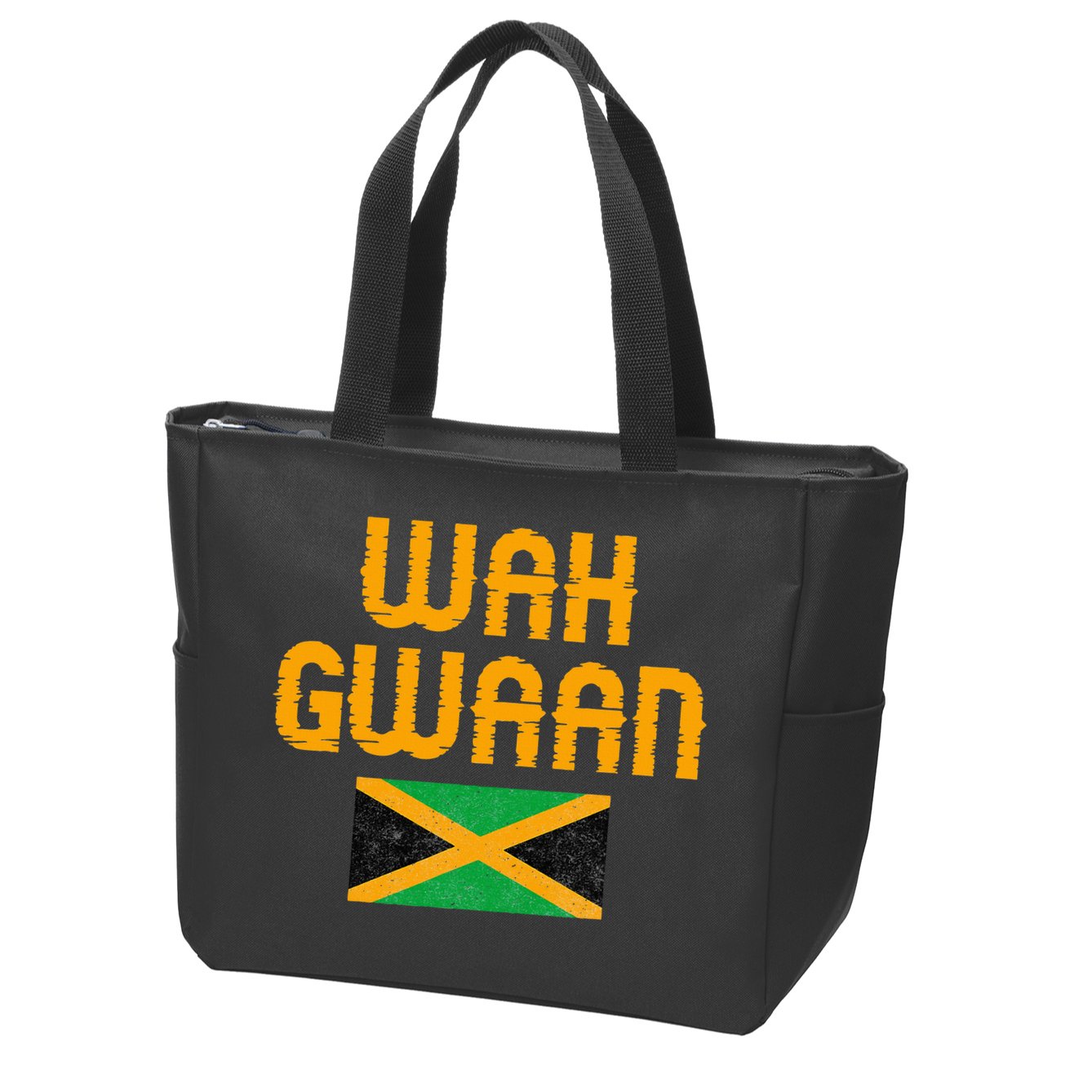 Wah Gwaan Jamaica Zip Tote Bag