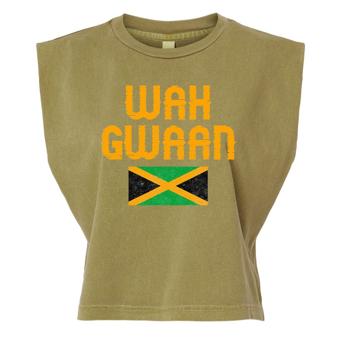 Wah Gwaan Jamaica Garment-Dyed Women's Muscle Tee