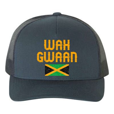 Wah Gwaan Jamaica Yupoong Adult 5-Panel Trucker Hat