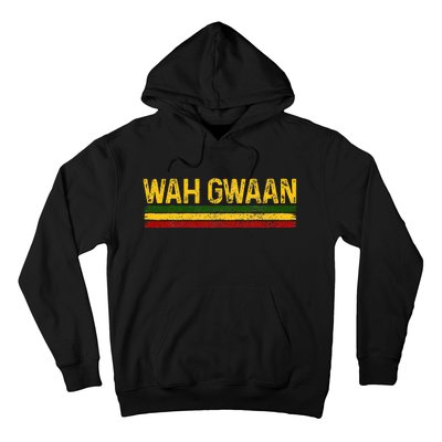 Wah Gwaan Jamaican Pride Reggae Music Rastafari Rasta Hoodie