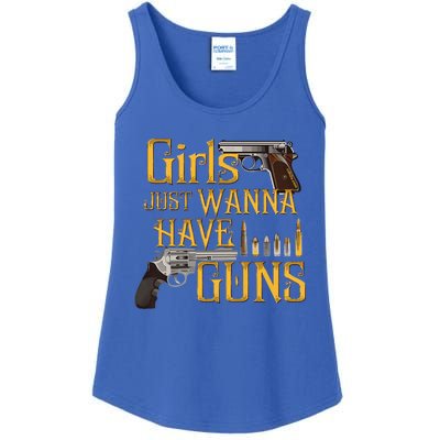 Women Girl Just Wanna Have Guns Ladies Essential Tank