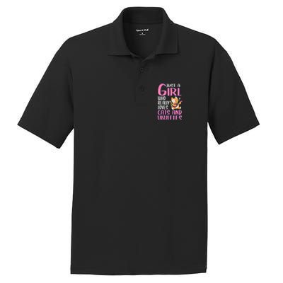 Wo Gift Just A Who Really Loves Cats And Ukuleles Gift PosiCharge RacerMesh Polo