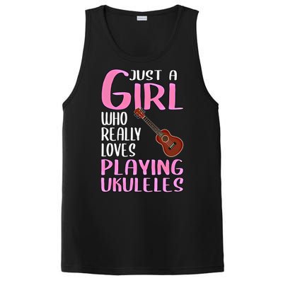 Wo Gift Just A Who Really Loves Playing Ukuleles Gift PosiCharge Competitor Tank