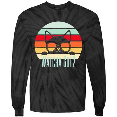 Whatcha Got Kamala Harris 2024 Reporter Rally Dnc Tie-Dye Long Sleeve Shirt