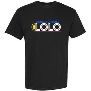 World's Greatest Lolo Filipino Grandpa Pinoy Father's Day Garment-Dyed Heavyweight T-Shirt