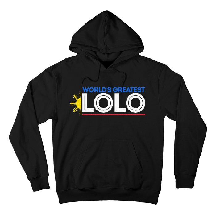 World's Greatest Lolo Filipino Grandpa Pinoy Father's Day Hoodie